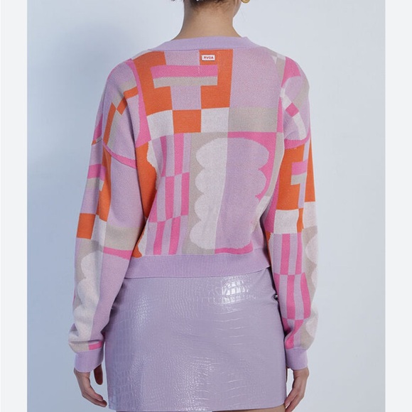 RVCA Jesse Brown Cardigan - Size M - Picture 2 of 8